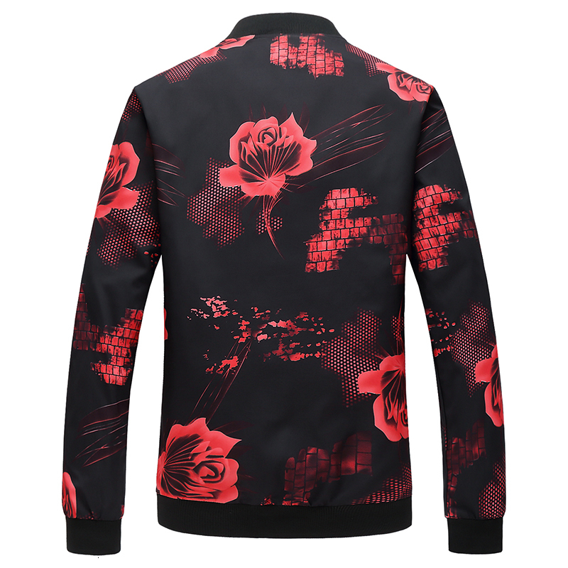 

2021 New Standard Flower Coats Big Size -6xl Fashion Bluse Jacket Skinny Men's Masculine E5TZ, Multiple