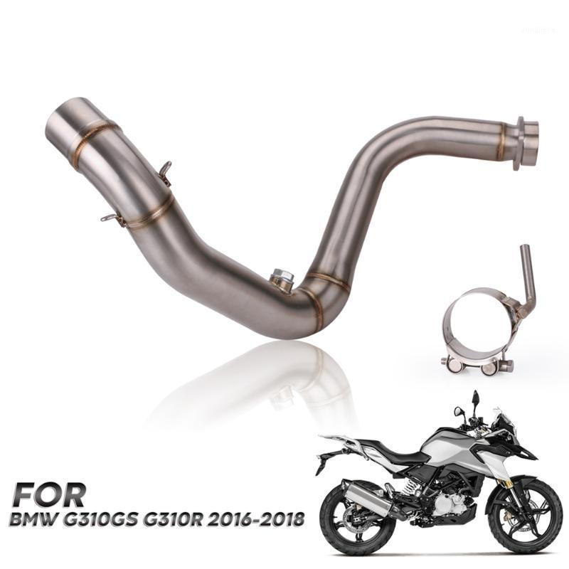 

Motorcycle Exhaust Link Pipe Connect Mid Middle Pipe Slip On Stainless Steel For G310GS G310R1