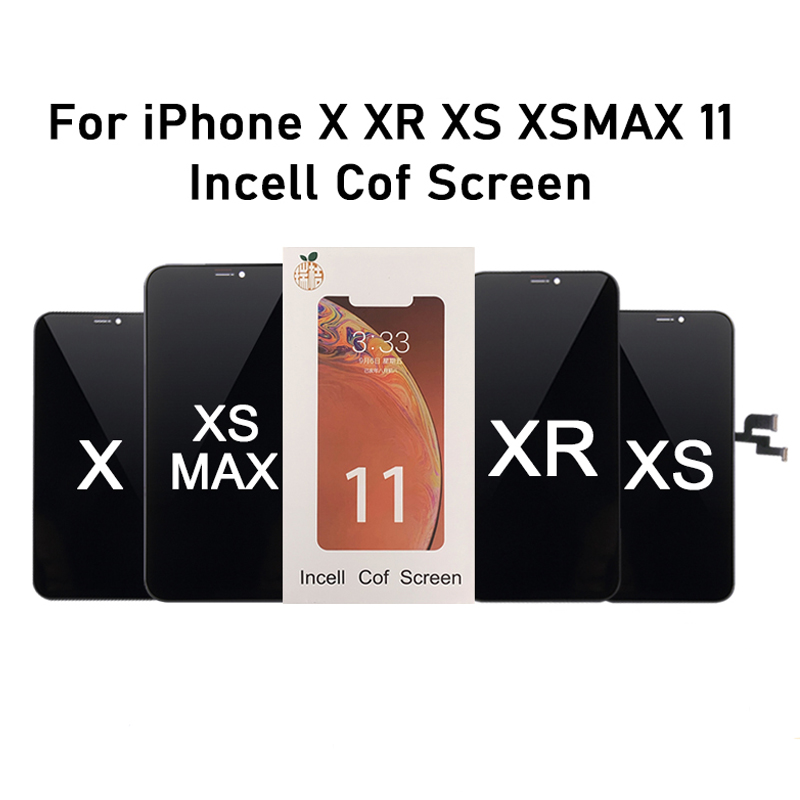 

Incell Screen For iPhone x TFT lcd No Dead Pixel With 3D Touch Digitizer Assembly For iPhone x xs xr xsmax 11 TFT lcd