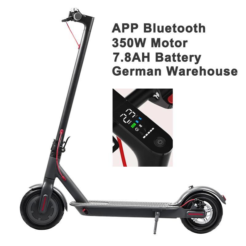 

Europe Special Offer Electric Scooter 350w 36v 8.5inch Max 25km/h M365 Waterproof E-bike with Bluetooth APPS Smart Foldable Scooter