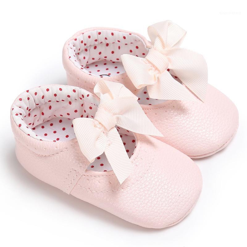 

Cute Infant Baby Girls Princess Soft Sole PU Leather Boy Girl Toddler Bowknot Prewalker Shoes1, Pink