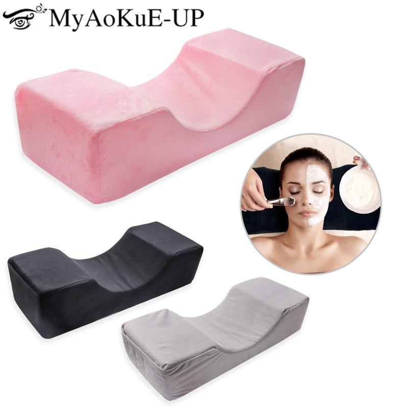 

Lash Pillow Neck Support Eyelash Pillow Soft Grafting Eyelashes Memory Foam Eyelash Extension Salon With Pocket Makeup