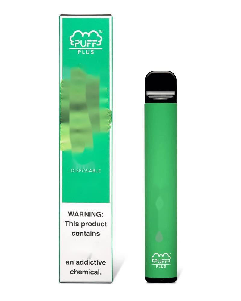 

PUFF BAR PLUS 800+ Disposable E-cigarettes Vape Device Pod Pen Cartridge 550mAh Battery 3.2mL Pre-Filled Big Stick Style Portable Package