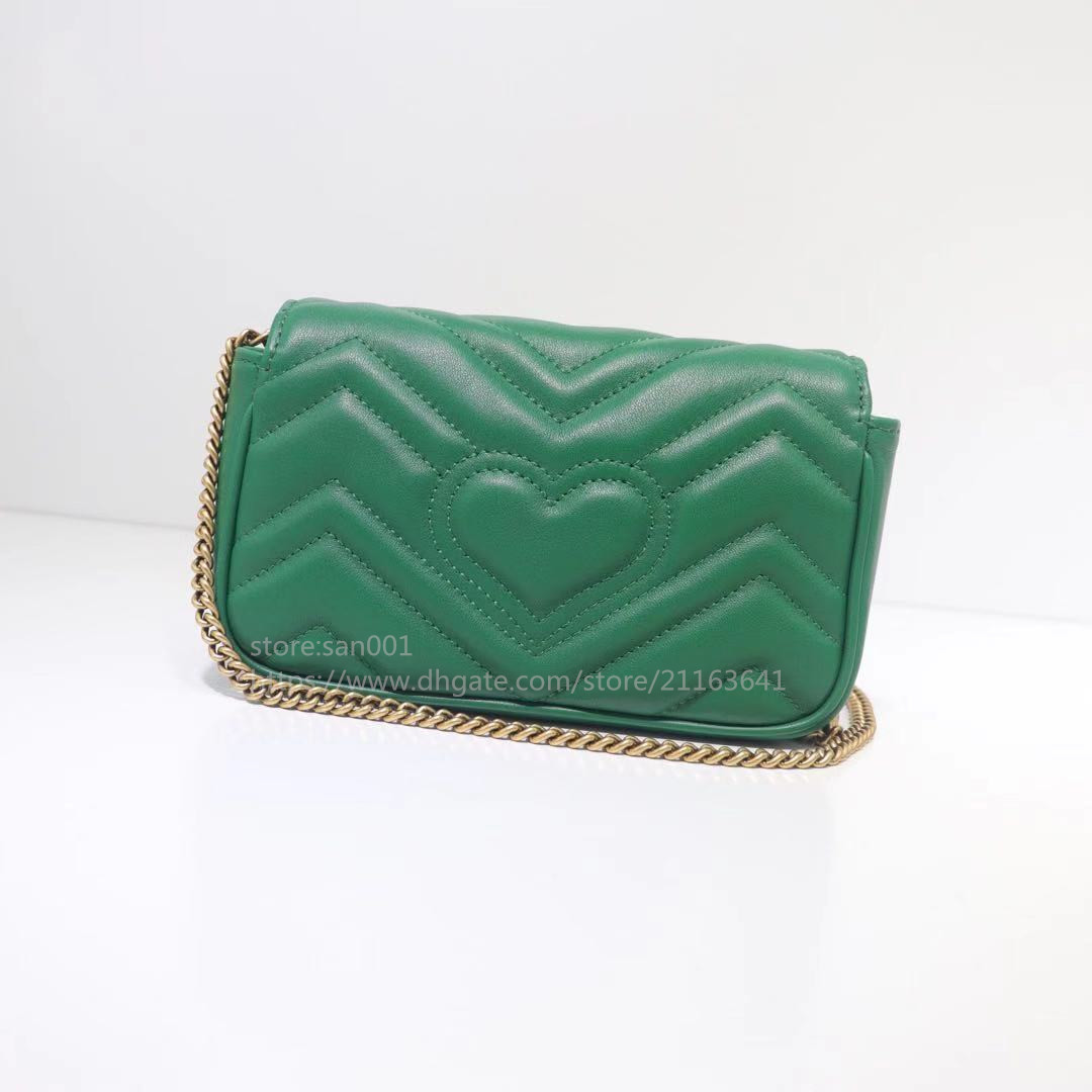 

2020 Hot Sold fashion Genuine leather womens crossbody bags classic handbag change womens bags real Leather shoulder bags with box, Red size16.5cmx10cm