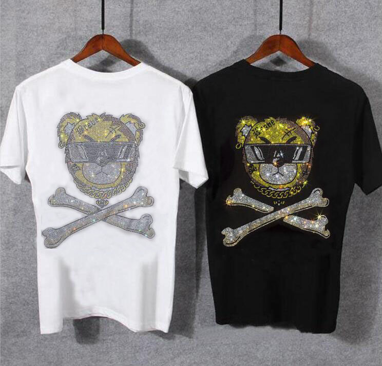 

Will See 2021 Thin Men Strass Short Sleeve Fashion Shirts Mark Casual Vacations Dressed Fine Dress Tshirt Homme Plus Size 5xl U2ez, Beige