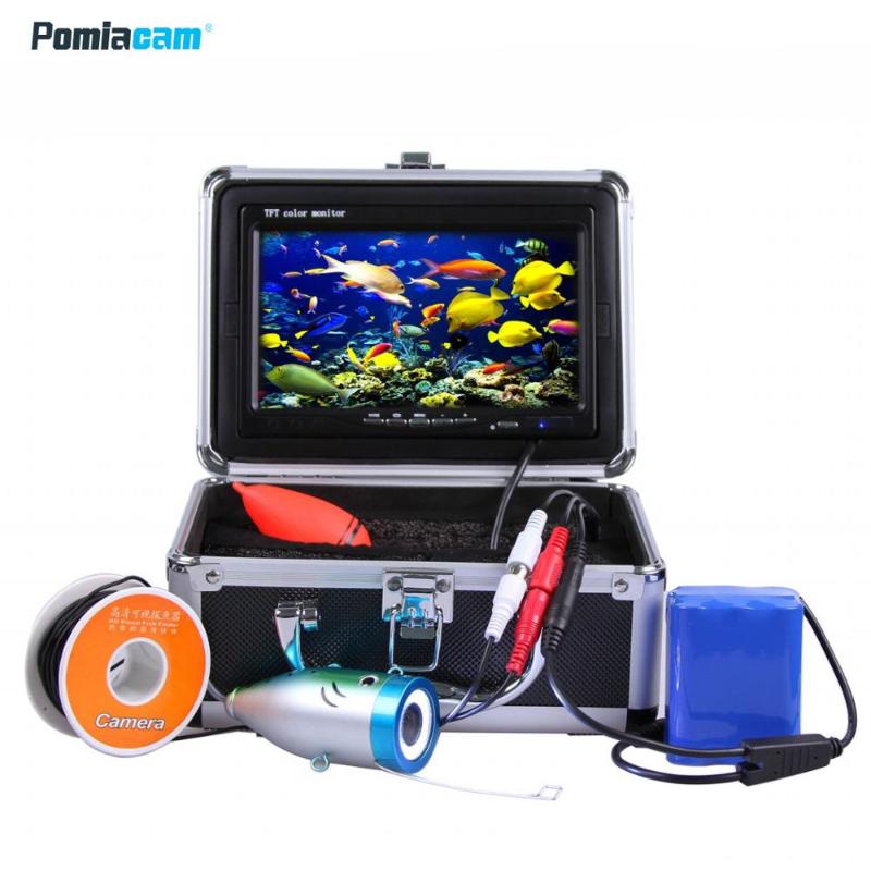 

Video Fish Finder Underwater Ice/Fishing Camera 20M 30M 40M 50M 700TVL 7'' Digital LCD monitor LED light control