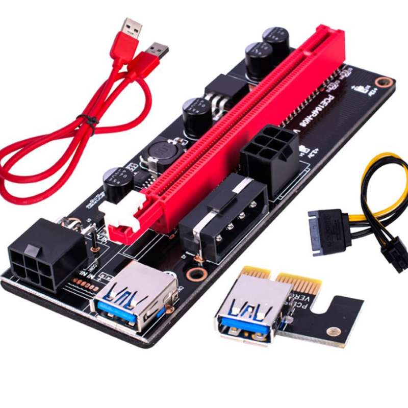 

PCI-E Graphics Card Extension Cable Adapter Cable USB3.0 Adapter Card Pcie1x to 16x Black King Kong 009s(The logistics price Pls Contact us)
