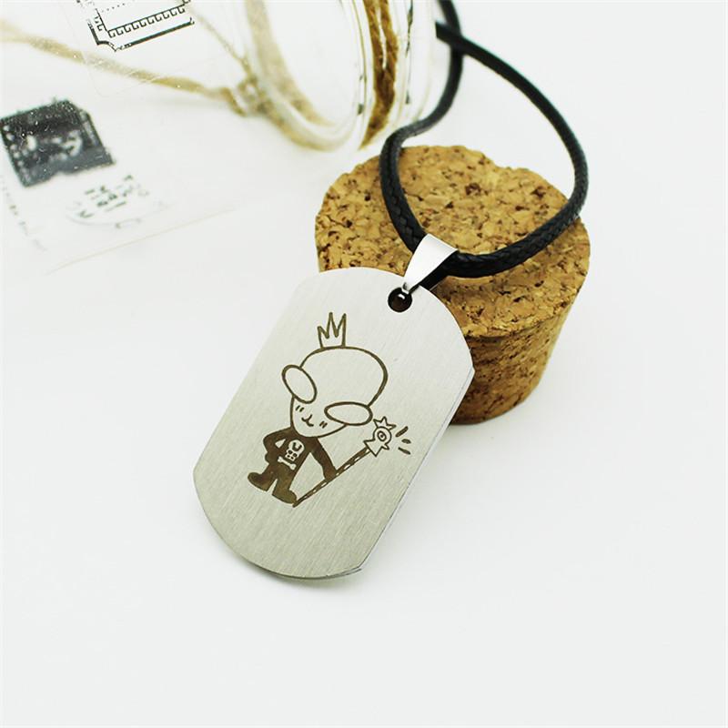 

Kpop SS501 Kim Hyun Joong Alien LOGO Pendant Necklace Women Bijoux Femme Jewelry Collares A20647