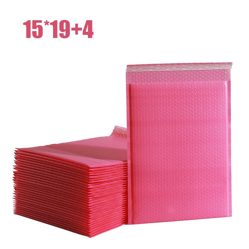 

100Pcs Matte 5 Colors Bubble Mailer Envelopes Padded Self Sealing Foam Foil stationery Bag Waterproof Bubble Bags 3 Sizes 15*19