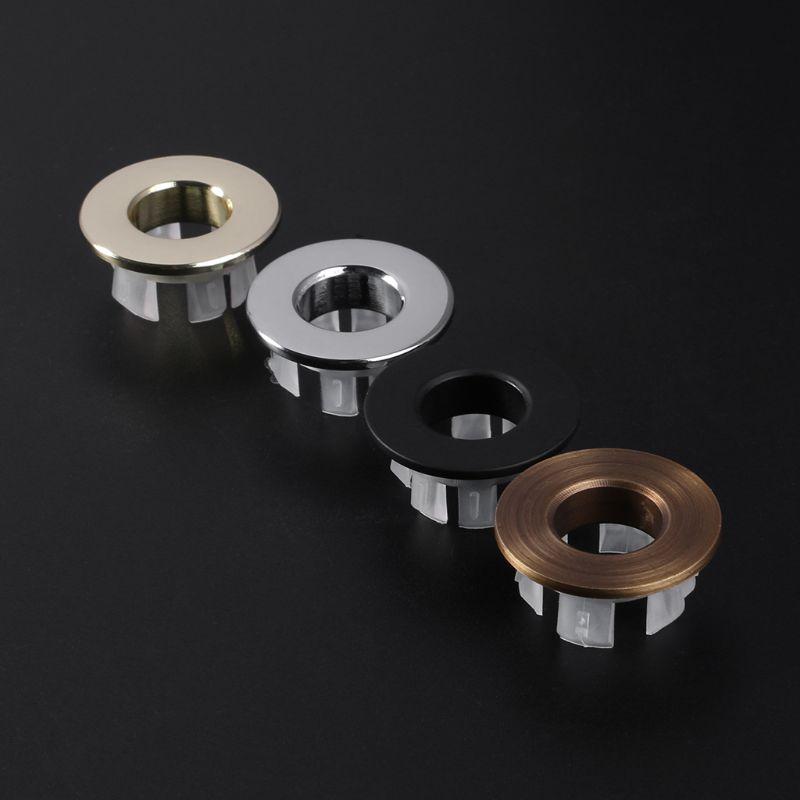 

Bathroom Basin Sink Overflow Cover Six-foot Round Insert Chrome Ring Hole Cap K43C