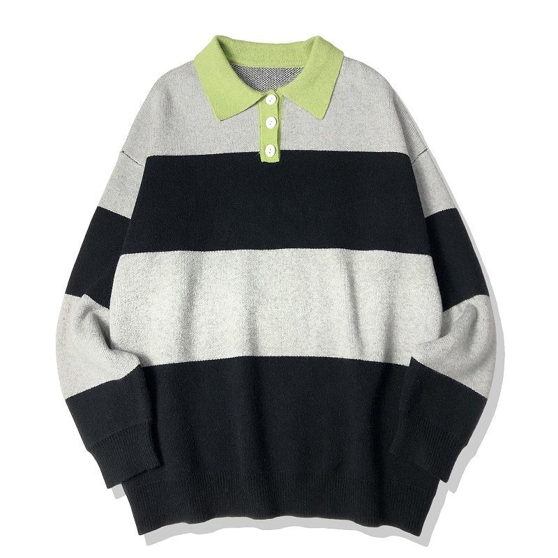

Shirt 2021 Male Autumn Thin New Stripe Turtleneck Leisure Clothing JBQ2, Purple