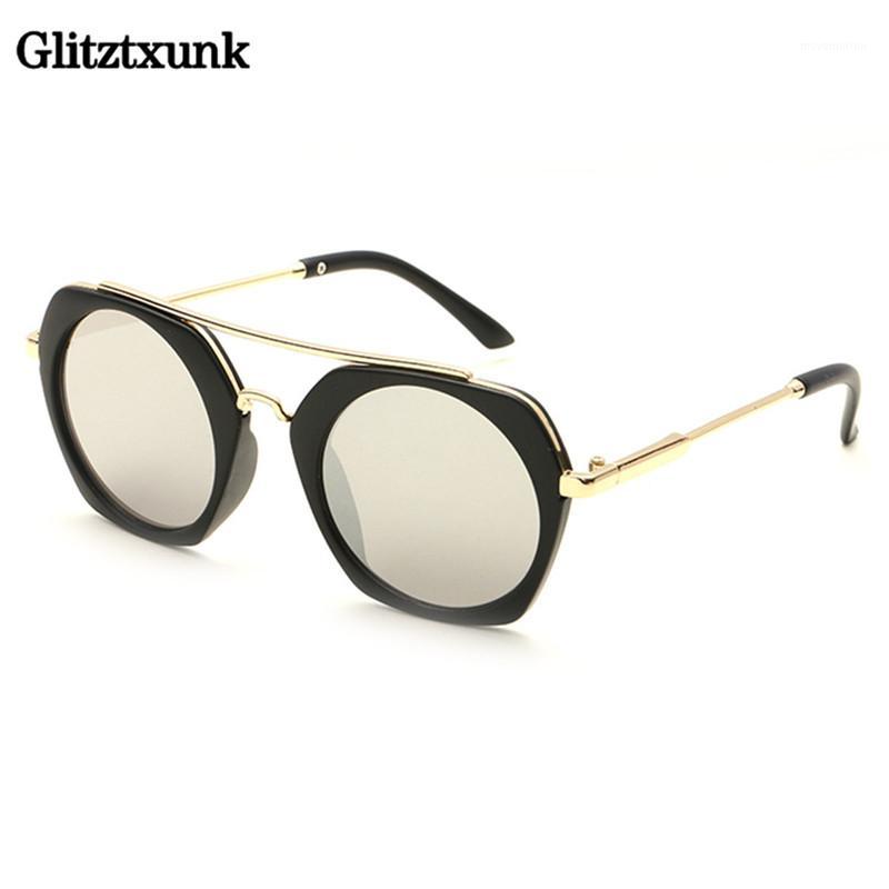 

Glitztxunk Fashion Cat Eye HD Children Sunglasses Brand Designer Boys/Girls Baby Safety Coating UV400 Protection Shades Eyewear1