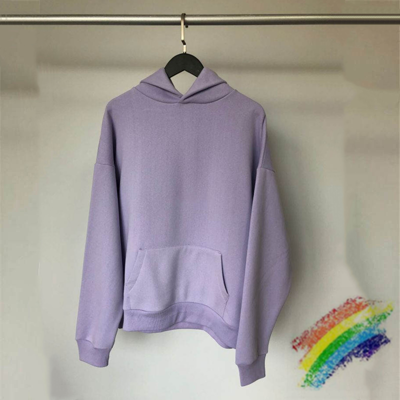 

Light Purple Hoodie Men Women 1 Best Quality Solid Color Pullover Streetwear Oversize Sweatshirts, Black
