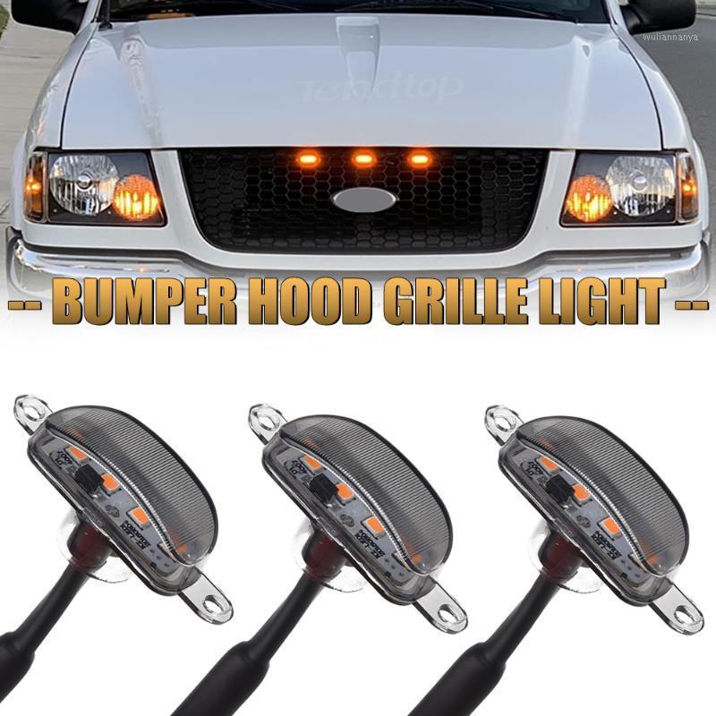 

Emergency Lights Car Front Bumper Hood Indicator LED Grille Running Lamps For F-150 F150 2010 2011 2012 2013 2014 2022