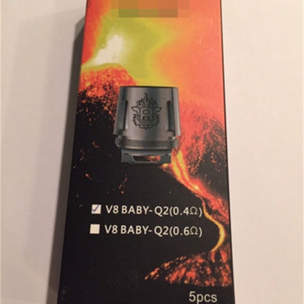 

Smoke V8 BABY Q2-0.4ohm 5PCS Coil Head for TFV8 Beast Tank | U.S STOCK C0123