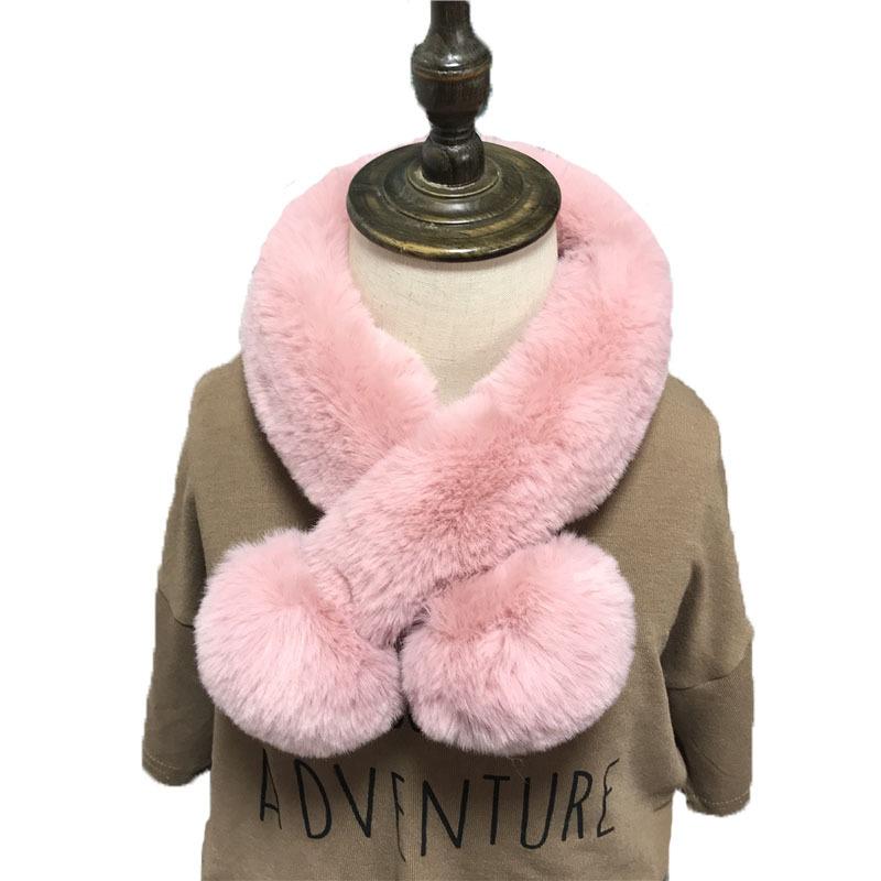 

New Autumn Wniter Baby Boy Girl Scarves Kids Children Toddler Cotton Plush Scarf cross winter scarf