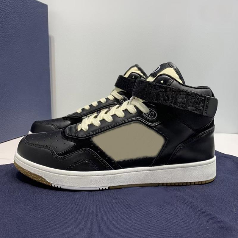 

High Low-top Runner Shoes Casual Printed Genuine Leather Sneakers Designer Women Trainers Oblique Stylist Top Lace-up B27 M Gohpj, Women us 5.5=uk 3=eur 36