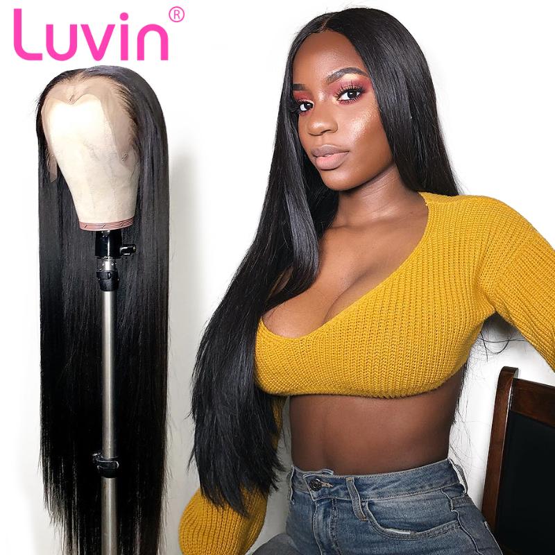 

30 Inch Brazilian Full Bone Straight Bob Lace Front Human Hair Wigs Short Ponytail Frontal Wig Pre Plucked For Black Woman, As pic
