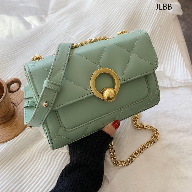 

PU Leather Crossbody Bags For Women 2021 Chain Shoulder Messenger Bag Solid Color Purses And Handbags Travel Cross Body Bag, Black