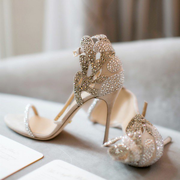 

Sandlia Romntica Para Mulheres, Camura Strass, Calcanhar Com Folhas Cristal, Sapatos De Dedo Aberto Jn23, As picture