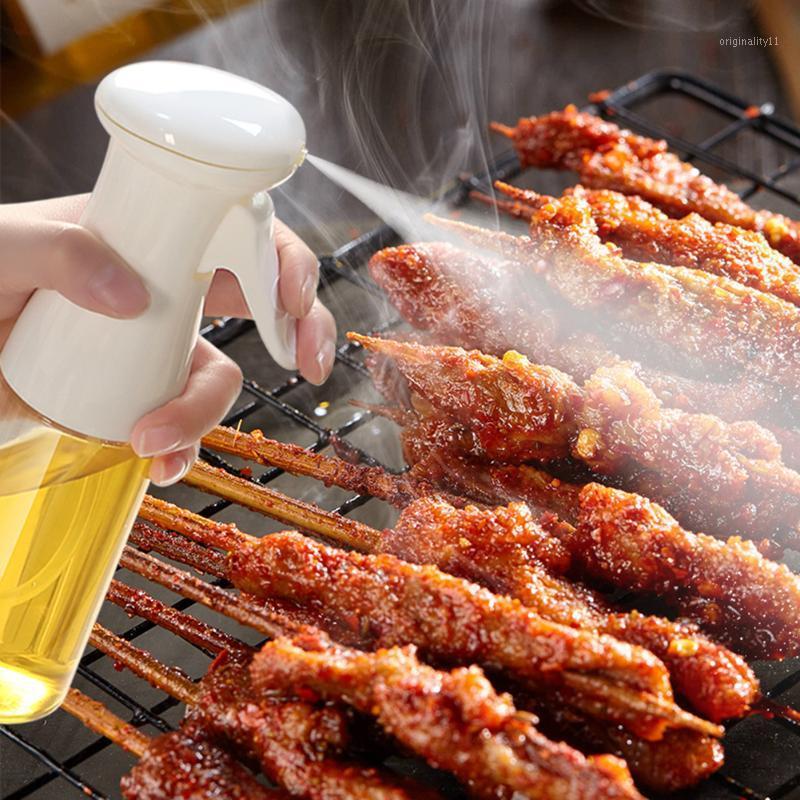 

Portable Kitchen Baking Oil Spray Empty Bottle Vinegar Bottle BBQ Salads Oil Sprayer Plastic Spray1