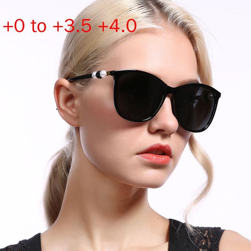 

2020 Women's New Pearl Frame Bifocal Reading Sun Glasses Women Men Presbyopia round Reading Sunglasses Diopter 1.0 To 3.0 NX1