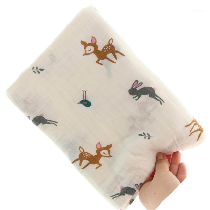 

Cartoon Print Newborn Baby Muslin Blanket Infant Cotton Swaddling Envelope Wrap Blankets For Kid Baby Bath Towel Bedding Blanket1, 14