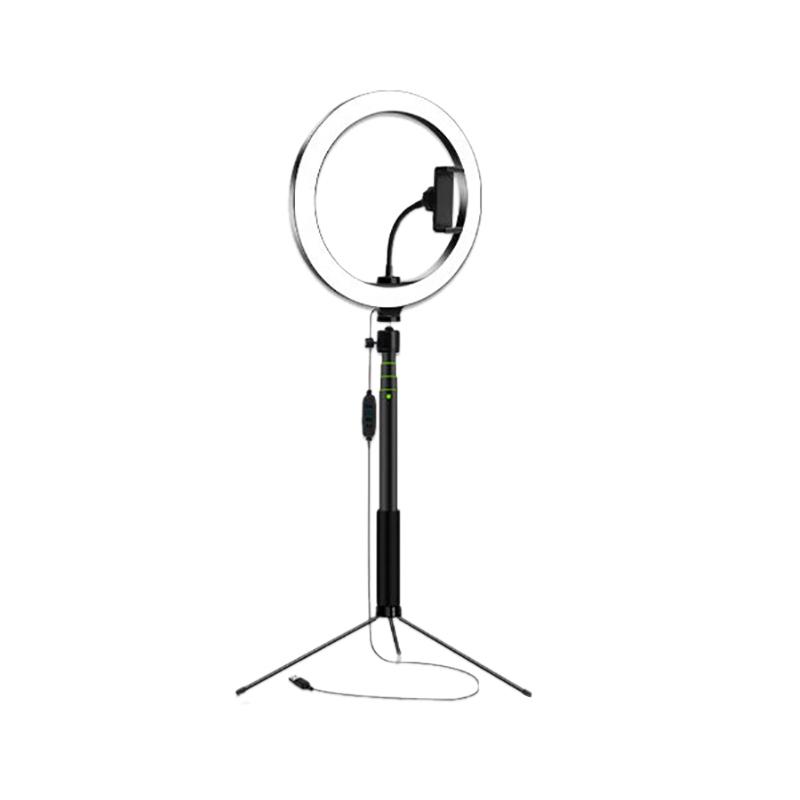 

10 Inch Ring Light with Tripod Stand Phone Holder Kit Photo Ring Lamp for Makeup Live Stream YouTube Video with USB Plug