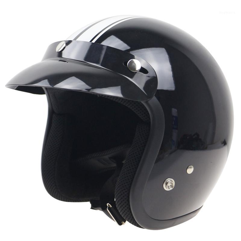 

Taiwan THH motorcycle Helmet High Quality Open Face Helmet ABS shell 3/4 Style motorbike DOT approved with visor1, Mat black