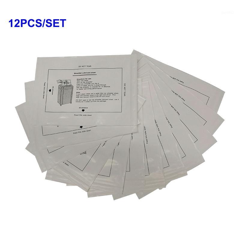 

12pcs pack lubricant sheet oil paper sachet lubricating pouch for paper shredders long life and prevent jam1