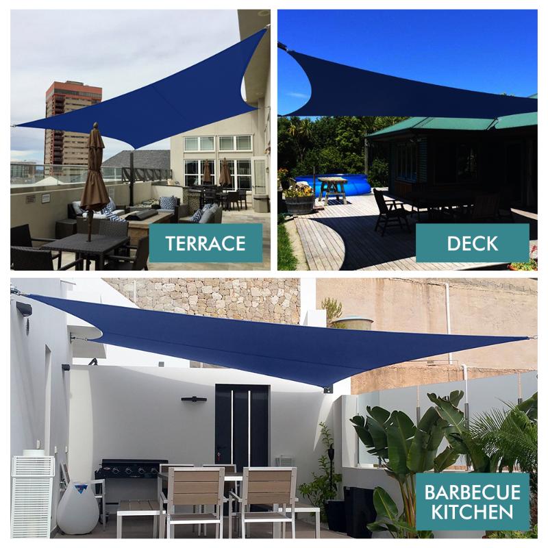 

Sunshade Sail Waterproof Sun Shelter Outdoor Shades Sail Awning Canopy Garden Patio Pool Beach Car Camping Shade Sun-Shelter