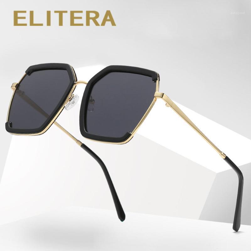 

Sunglasses ELITERA Brand Street Style Fashion Polygon Frame Polarized For Girl Women1