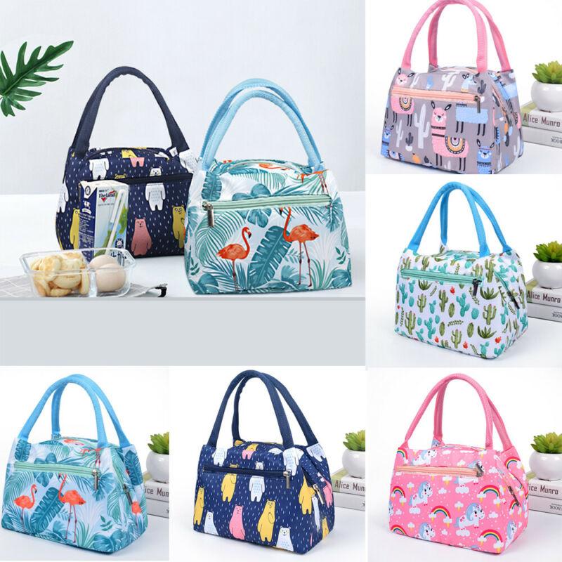 

Portable Insulated Lunch Box Bag Water-proof Thermal Picnic Dinner Storage Bag Tote Cooler Warmer for Women Ladies Girls Kids