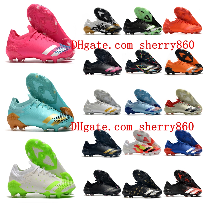 

2021 arrival mens soccer shoes Predator Mutator 20.1 Low FG Cleats football boots scarpe calcio outdoor