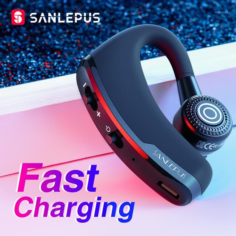 

SANLEPUS Fast Charging Bluetooth Headset Business Wireless Earphone Car Phone Handsfree MIC Music for1