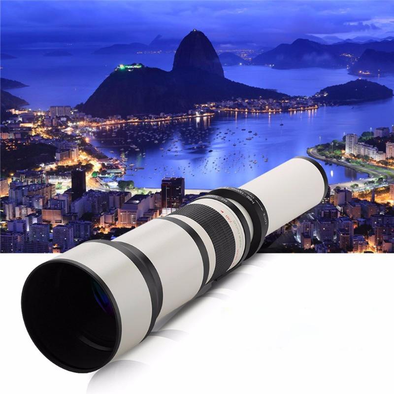 

650-1300mm F8.0-16 Super Telephoto Manual Zoom Lens + T2 Adapter for Nikon D3200 D3300 D5200 D5500 D7000 D7200 D800 D90 DSLR