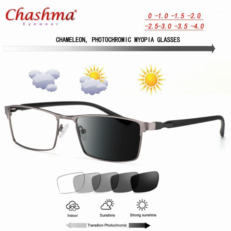 

Photochromism Finished Nearsight Myopia glasses Eyeglasses Frames Degree Lens Diopters glasses -1 -1.5 -2 -2.5 -3 -3.5 -41