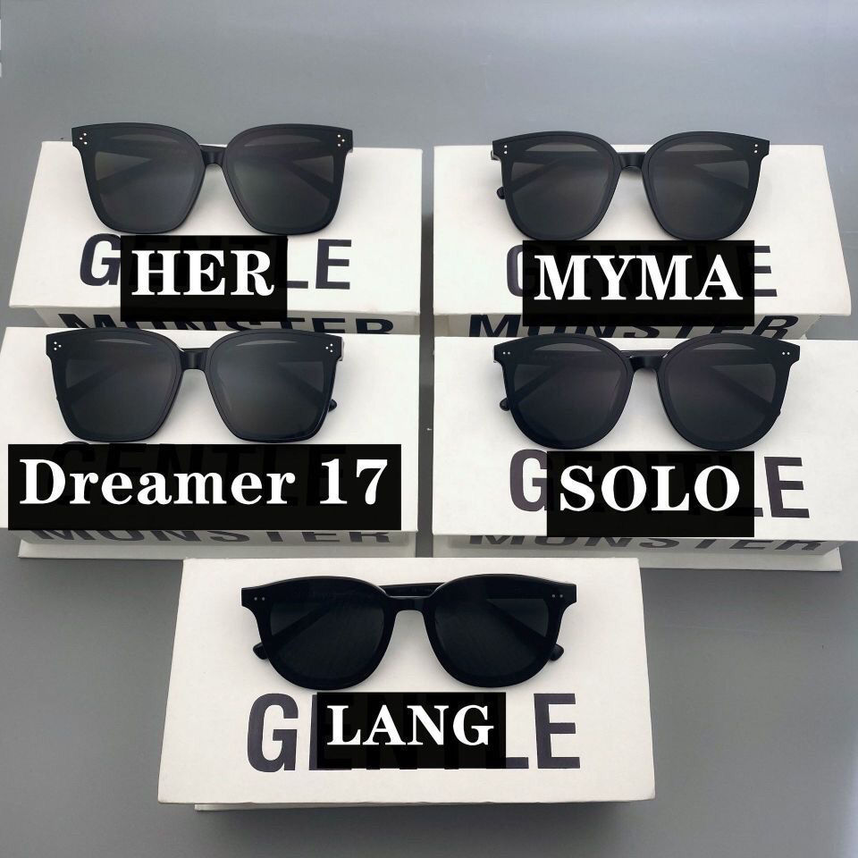 

luxury Brand Women GM Sunglass Gentle Designer Oversized Frame Elegant Sun glasses man Monster Star Sunglasses Her 01. MYMA. DREAMER17 SOLO LANG sunglasses with box