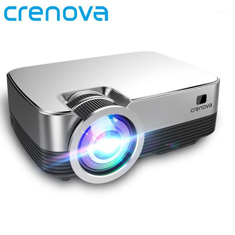 

CRENOVA Projector Android 8.0 OS Video Mini Projector Q6 1280*720P Native Resolution With WIFI Bluetooth Home Cinema Movie1