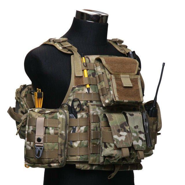 

WINFORCE Tactical Gear /WV-07 Plate Carrier w/Cummerbund MOLLE / 100% CORDURA/ QUALITY GUARANTEED AND OUTDOOR VEST, Multicam