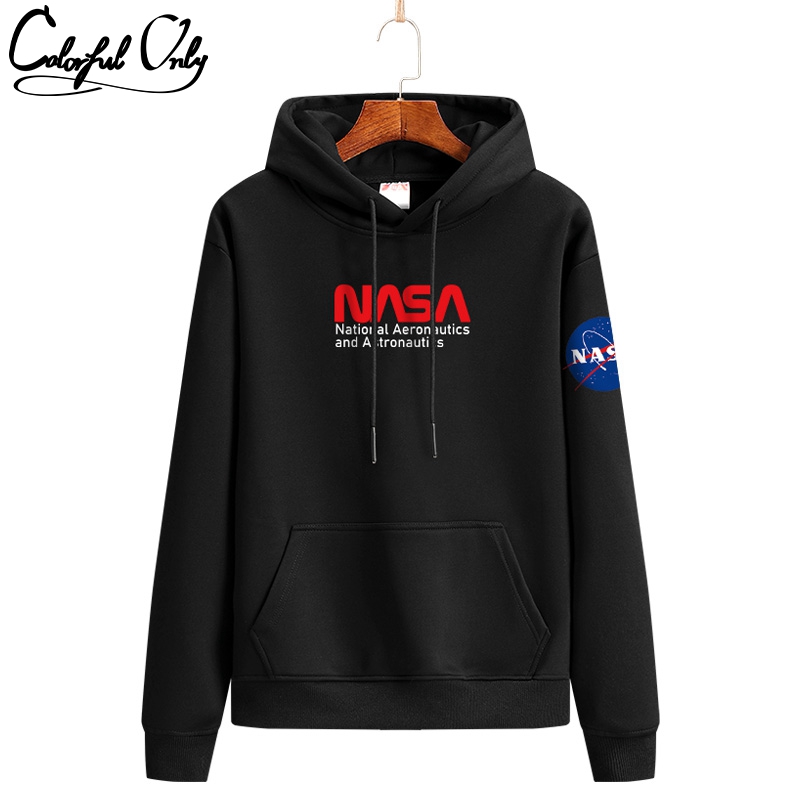 

2021 The newest Nasa classic Hoodies Sweatshirts fashion Coats Jackets Hoody Hoodies Sweatshirts For Men and Women S-4XL, Black