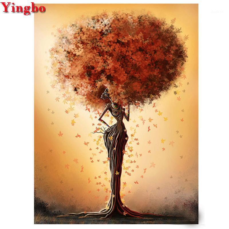

Diamond Painting African Woman Abstract Tree Diamond Embroidery Cross Stitch Full Set Mosaic Rhinestones Home Decor1