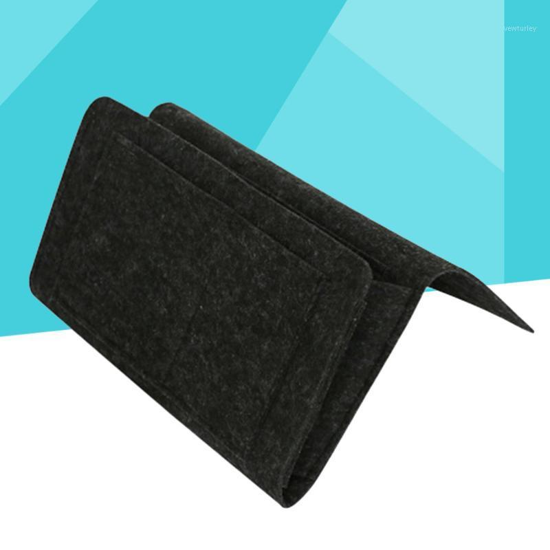 

Modern Bedside Hanging Storage Pocket Bag Organizer for Phone Glasses Book (Black)1