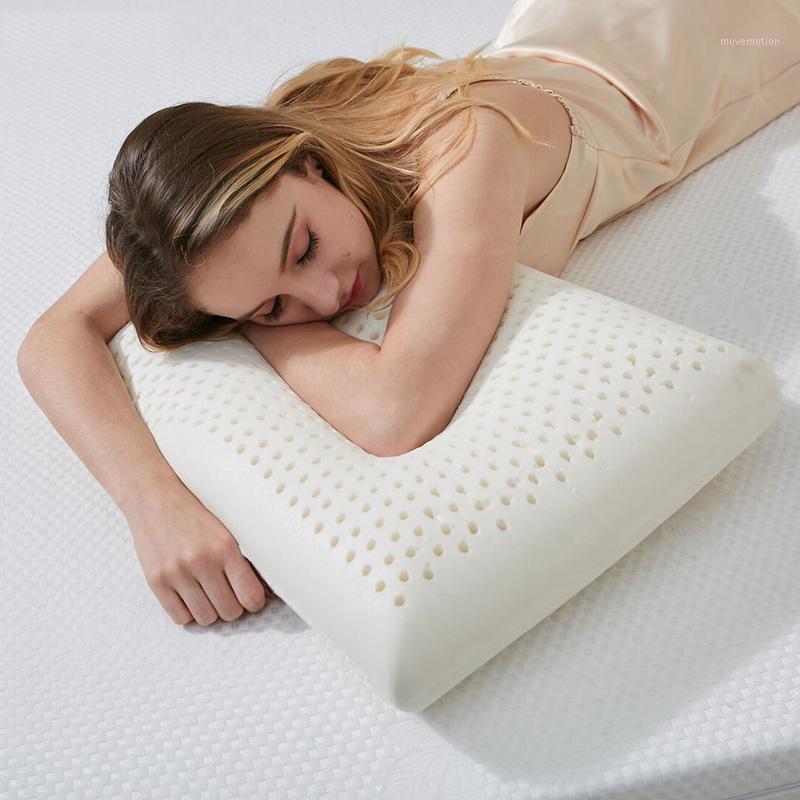 

Latex Pillow Massage Pillows For Sleeping Orthopedic Pillow kussens Oreiller Almohada Cervical Poduszkap Memory1