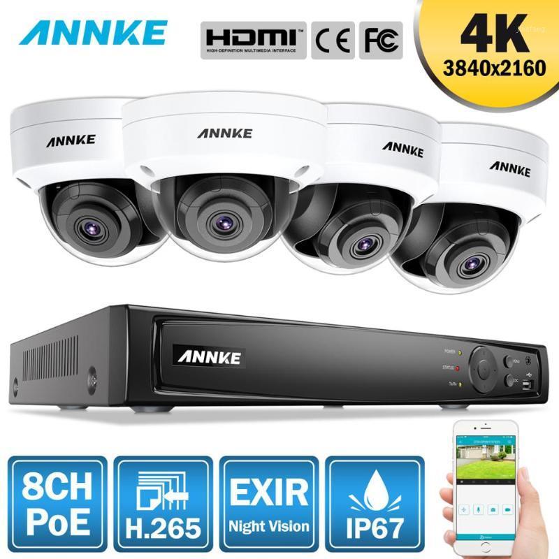 

ANNKE 8CH 4K Ultra HD POE Network Video Security System 8MP H.265+ NVR With 4pcs 8MP Weatherproof IP Camera CCTV Security Kit1