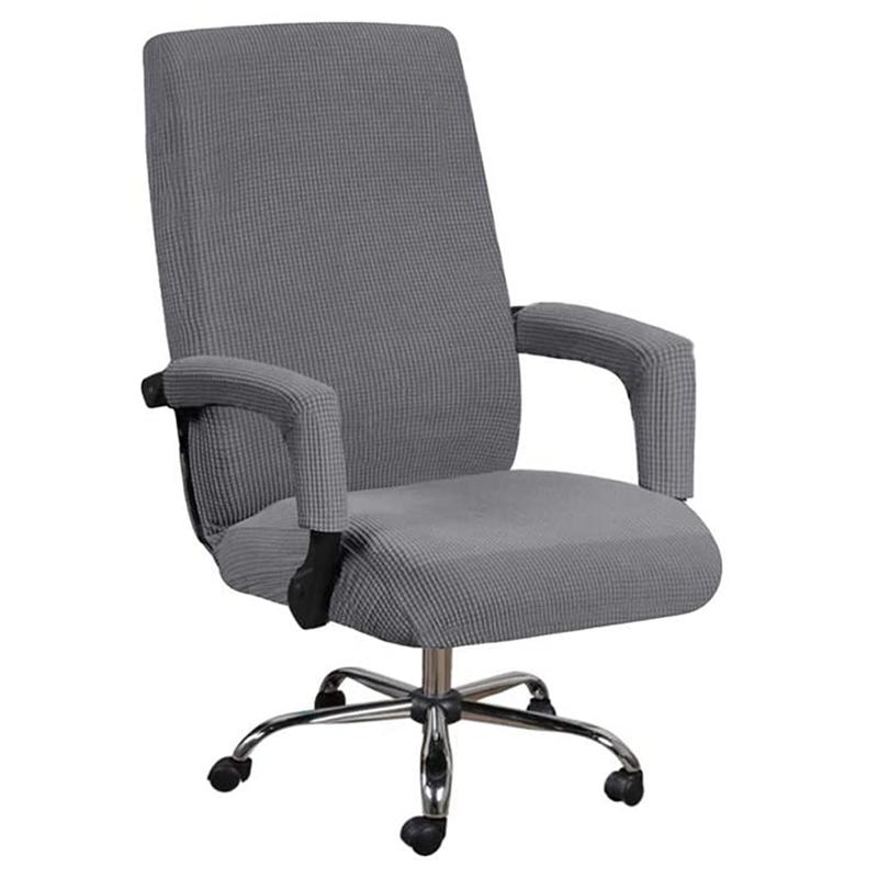 

Cover for Computer Chair Water Resistant Jacquard Office Chair Durable Elastic Soft Swivel Protective Cover