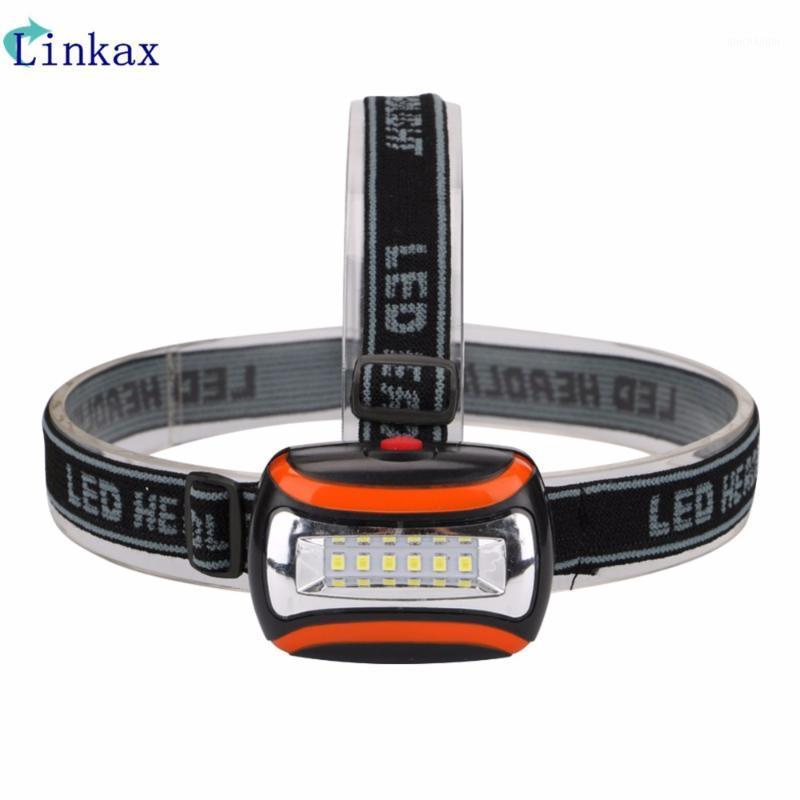 

Mini Headlamp 6 SMD LED 3 Modes Headlight Torch Head Light Lamps For Camping Hunting Fishing 3xAAA1