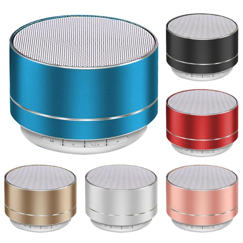 

Portable Mini Bluetooth Speakers Wireless Hands Free LED Speaker TF USB FM Sound Music
