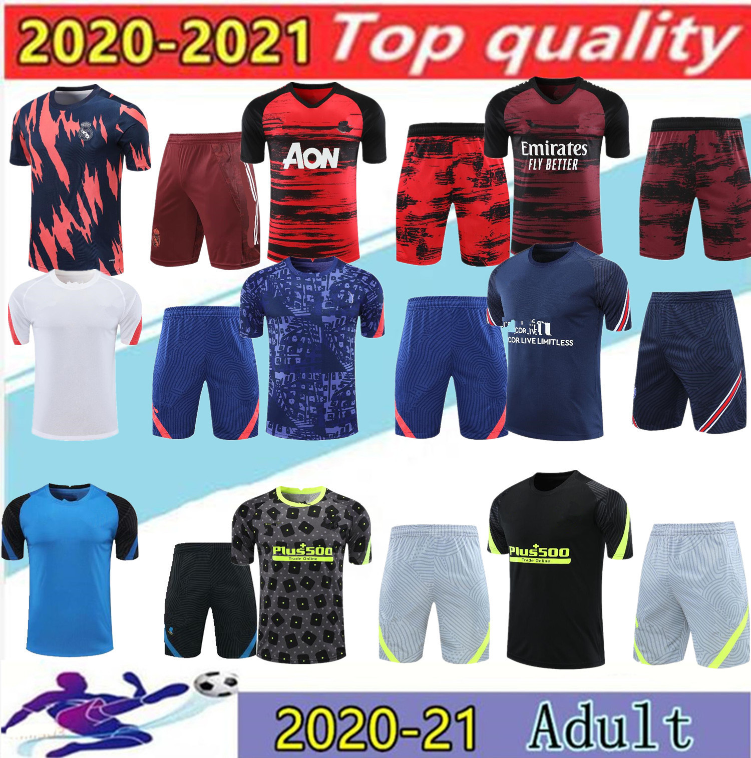 

2020 Real Madrid Pari soccer kit mbappe tracksuit 20/21 pari air Jordam 3/4 Survetement footballtraining suit sportswear, Beige