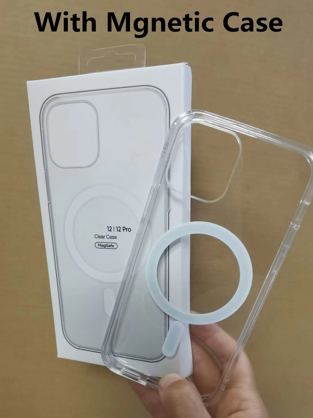

Original Oem Quality Mgnetic Case For Phone 12 Charger Protective Case For iPhone 12 Pro Max 12 Mini Wireless Charger Transparent Thin Cover